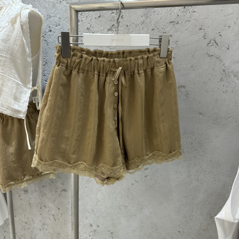 6PENCE-P東大門㊣代購女士新品人氣休閑職業推薦25春夏短褲6PENCE-P短褲圖色2