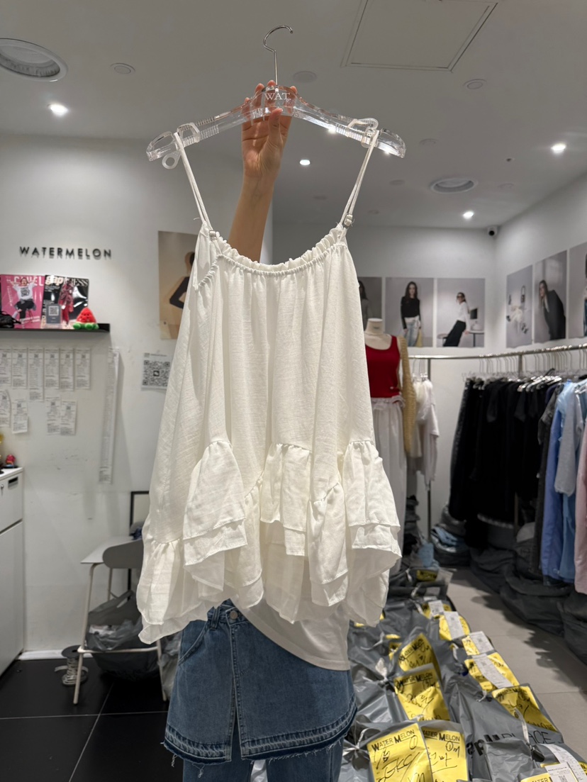 WATERMELON韓國直郵㊣女裝新品熱賣推薦職業真品時尚吊帶背心WATERMELON吊帶/背心