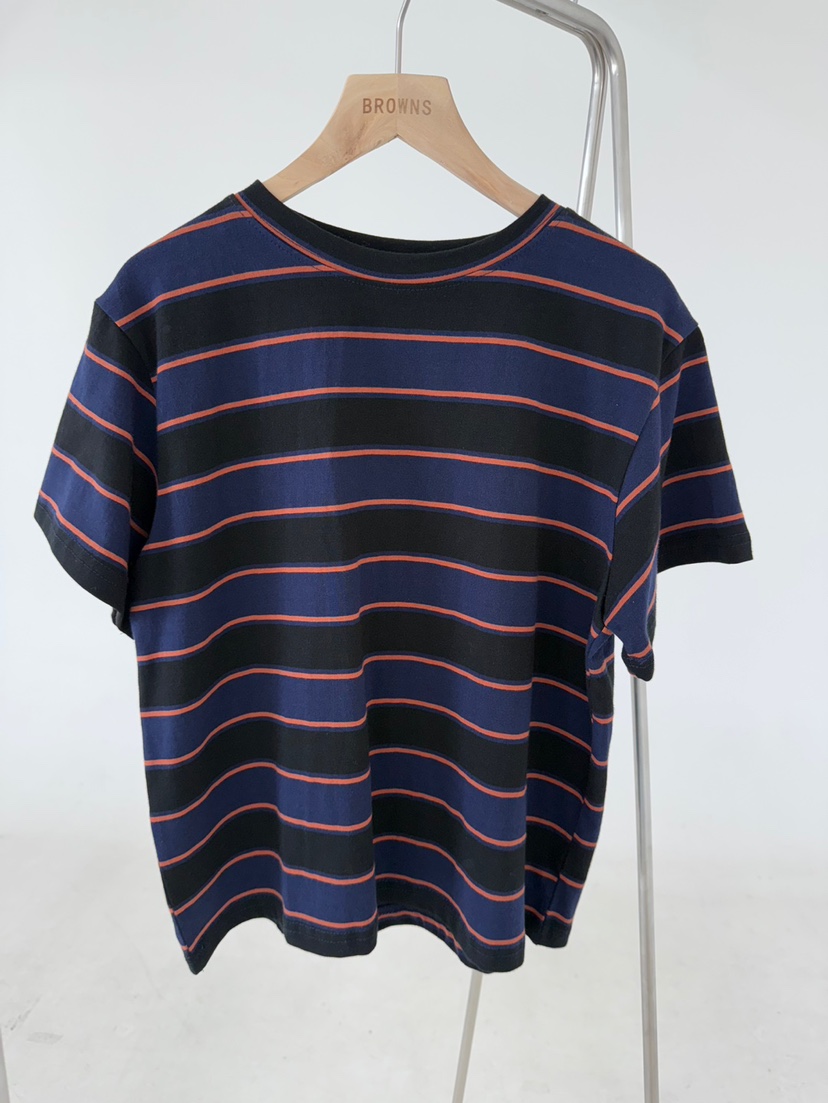 BROWNS-P韓國代購㊣女裝新品25春夏職業真品時尚休閑推薦T恤BROWNS-PT恤圖色3