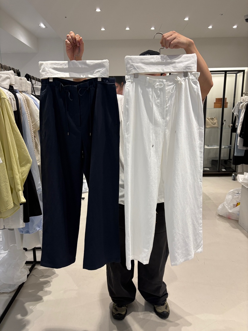 THE BRUNCH韓國直郵㊣女士新品推薦熱賣休閑職業休閑褲亞麻THE BRUNCH休閑褲