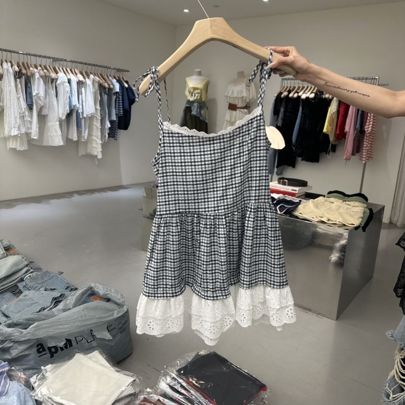 VAULT韓國代購㊣女裝新款休閑25春夏熱賣職業推薦真品吊帶背心VAULT吊帶/背心