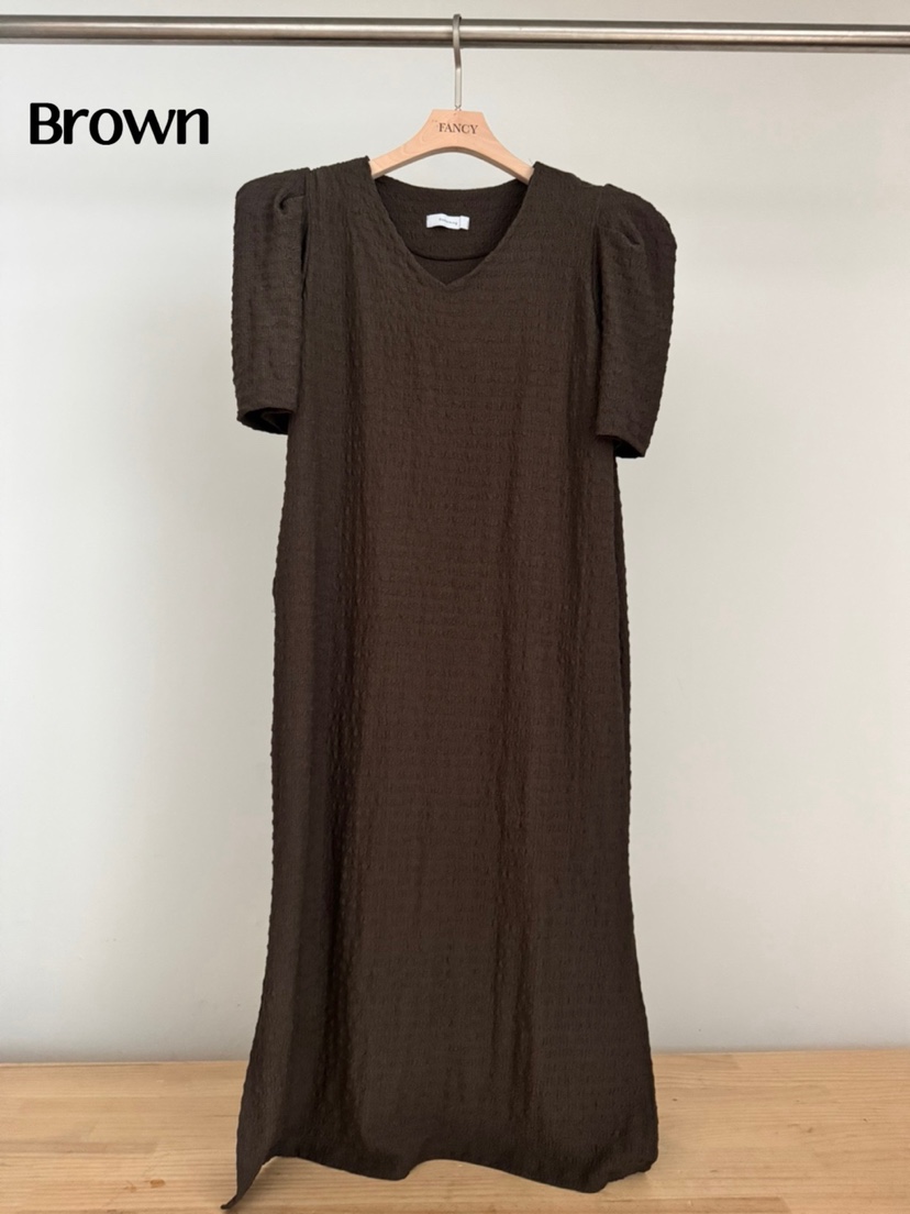 FANCY東大門㊣實拍女士新品時尚25春夏休閑推薦熱賣真品連衣裙FANCY/Something連衣裙圖色3