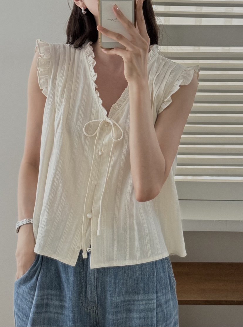 TIZZI東大門㊣實拍女裝新品人氣真品時尚25春夏熱賣襯衫蕾絲衫TIZZI襯衫/蕾絲衫