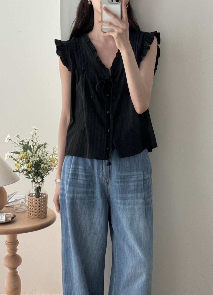 TIZZI東大門㊣實拍女裝新品人氣真品時尚25春夏熱賣襯衫蕾絲衫TIZZI襯衫/蕾絲衫
