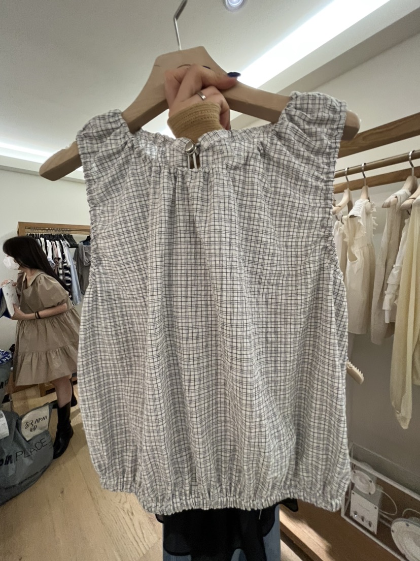 TIZZI韓國直郵㊣女裝新款真品人氣推薦休閑熱賣吊帶背心緊身TIZZI吊帶/背心圖色2