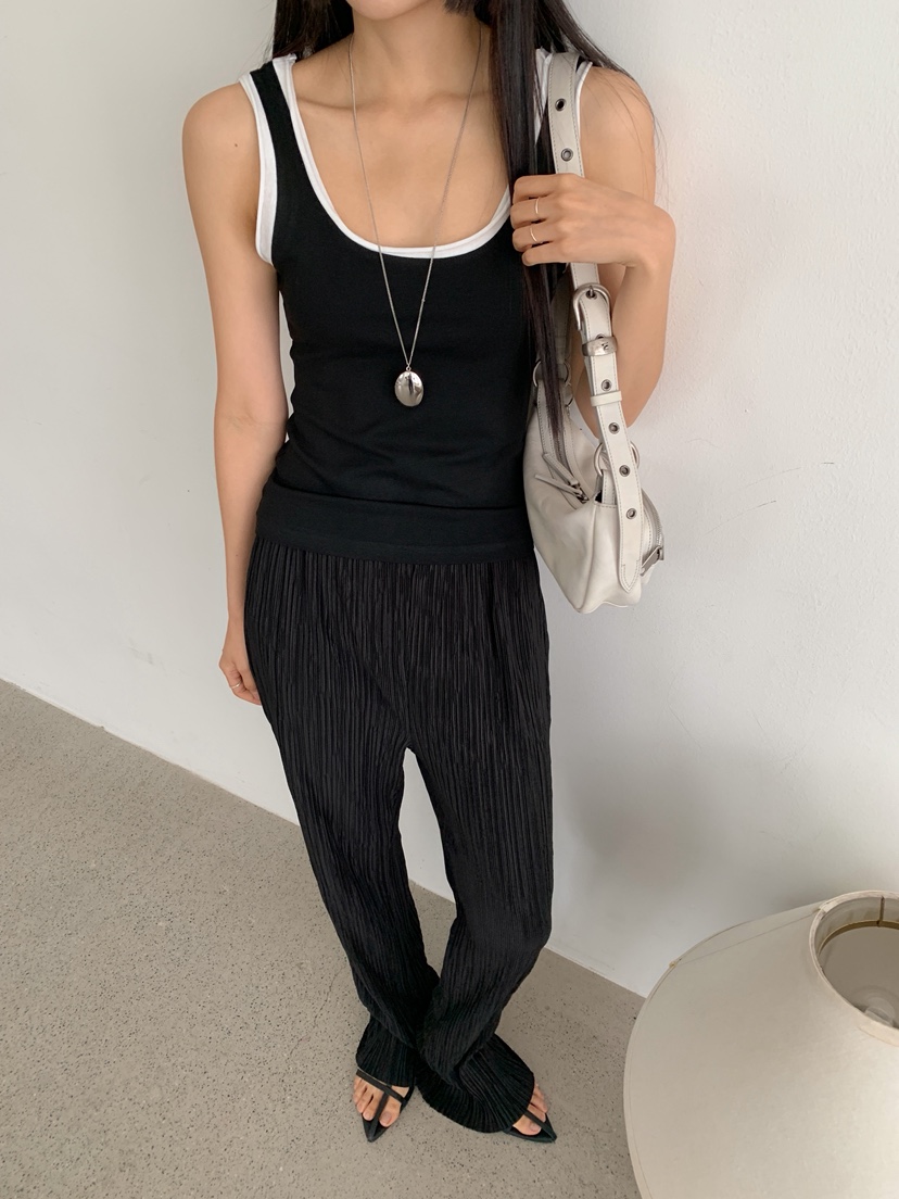 GOYOU韓國代購㊣女裝新款休閑職業人氣25春夏時尚推薦吊帶背心de goyou吊帶/背心