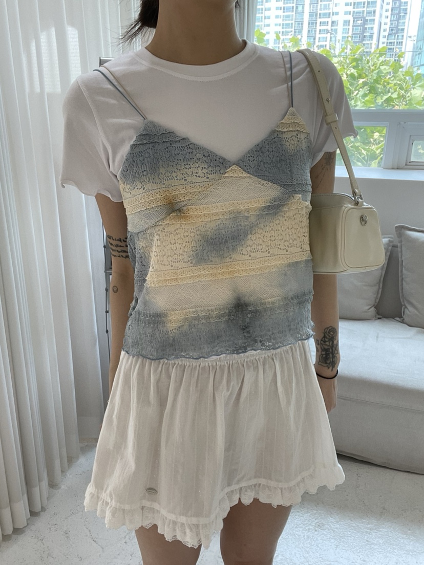 GLITTER東大門㊣代購女裝新款人氣時尚25春夏推薦真品吊帶背心GLITTER吊帶/背心