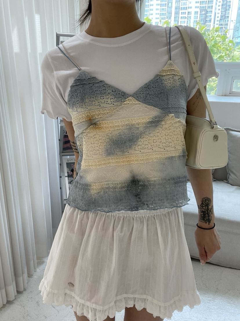 GLITTER東大門㊣代購女裝新款人氣時尚25春夏推薦真品吊帶背心GLITTER吊帶/背心