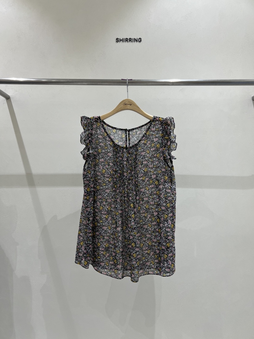 SHIRRING東大門㊣實拍女裝新款人氣推薦25春夏熱賣吊帶背心SHIRRING吊帶/背心圖色3