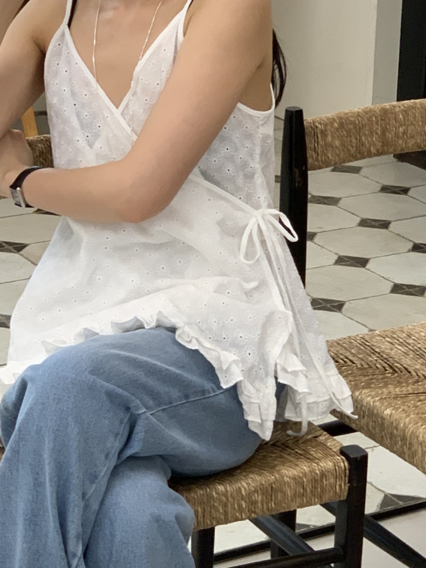 NOUVEAU韓國直郵㊣女裝新品時尚熱賣職業人氣推薦休閑吊帶背心NOUVEAU吊帶/背心