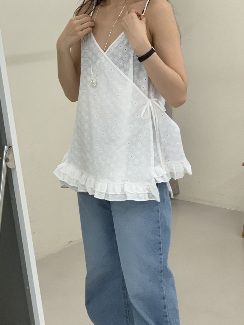 NOUVEAU韓國直郵㊣女裝新品時尚熱賣職業人氣推薦休閑吊帶背心NOUVEAU吊帶/背心