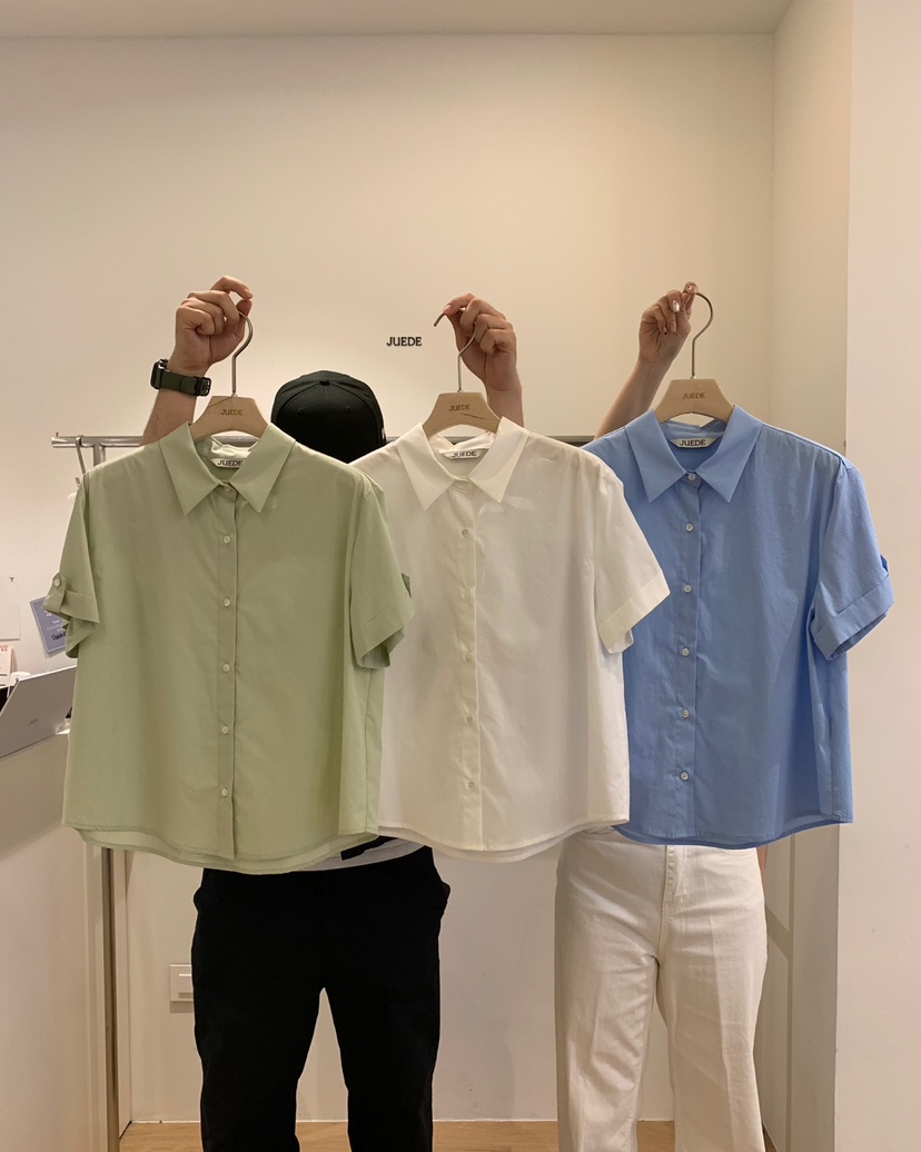 JUEDE(此品牌容易投訴)東大門㊣實拍女裝新品時尚襯衫蕾絲衫JUEDE襯衫/蕾絲衫