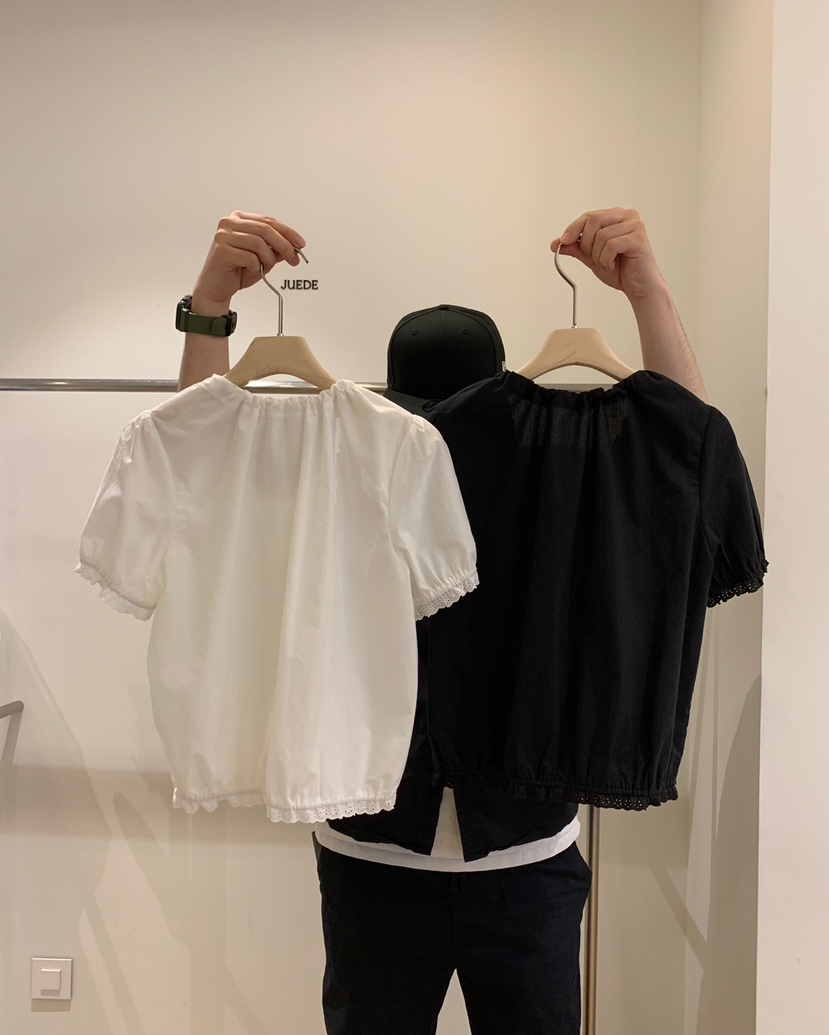 JUEDE(此品牌容易投訴)東大門㊣代購女士新品熱賣襯衫蕾絲衫JUEDE襯衫/蕾絲衫
