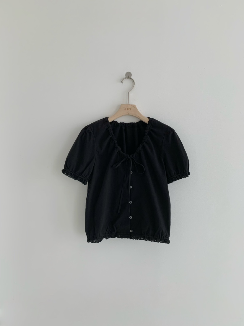 JUEDE(此品牌容易投訴)東大門㊣代購女士新品熱賣襯衫蕾絲衫JUEDE襯衫/蕾絲衫圖色2