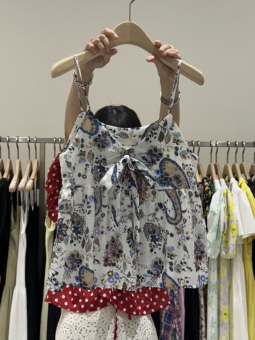 LUCIA東大門㊣直郵女士新款推薦時尚真品休閑熱賣吊帶背心復古LUCIA吊帶/背心