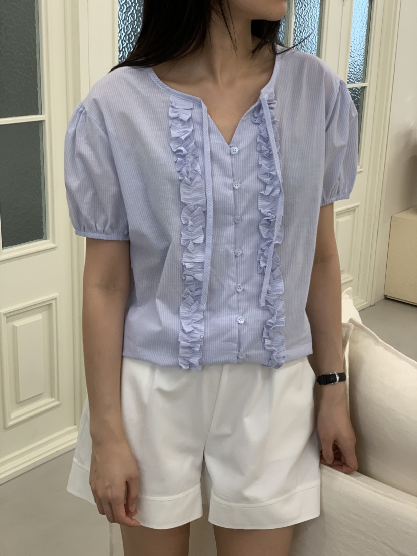 NOUVEAU東大門㊣直郵女士新品人氣推薦休閑職業時尚襯衫蕾絲衫NOUVEAU襯衫/蕾絲衫