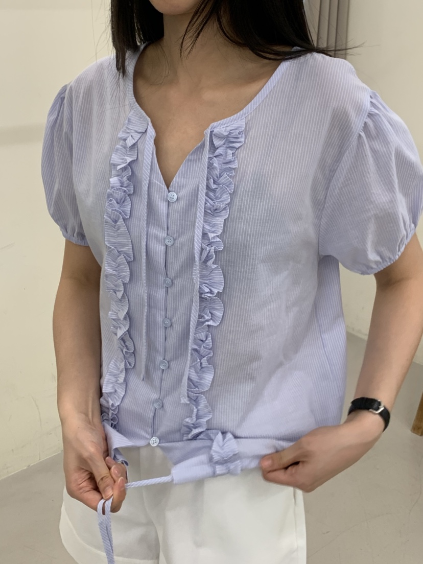 NOUVEAU東大門㊣直郵女士新品人氣推薦休閑職業時尚襯衫蕾絲衫NOUVEAU襯衫/蕾絲衫