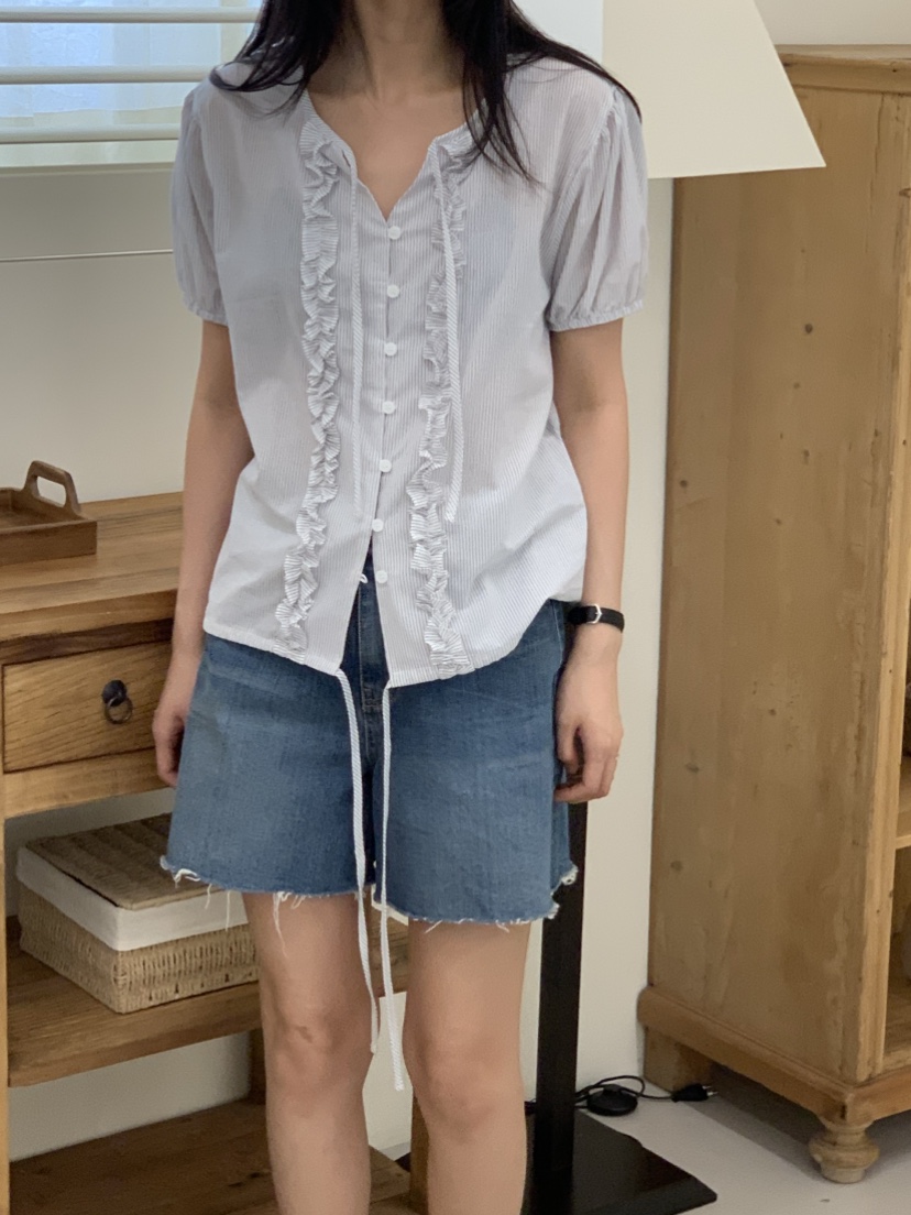 NOUVEAU東大門㊣直郵女士新品人氣推薦休閑職業時尚襯衫蕾絲衫NOUVEAU襯衫/蕾絲衫