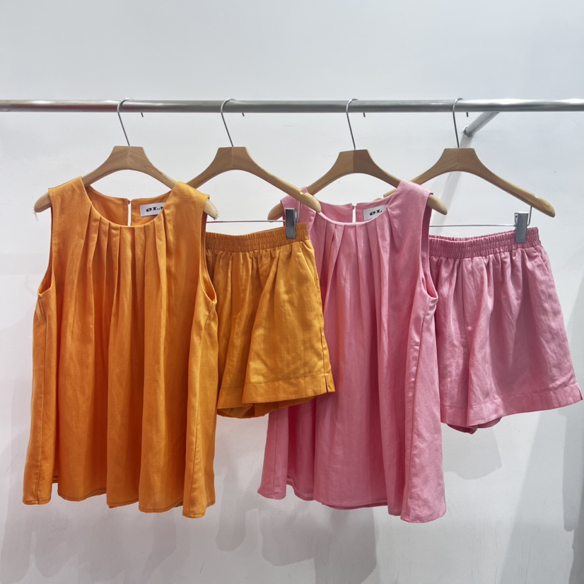 OLA韓國代購㊣女士新品25春夏熱賣真品人氣推薦休閑時尚套裝mellor/OLA套裝