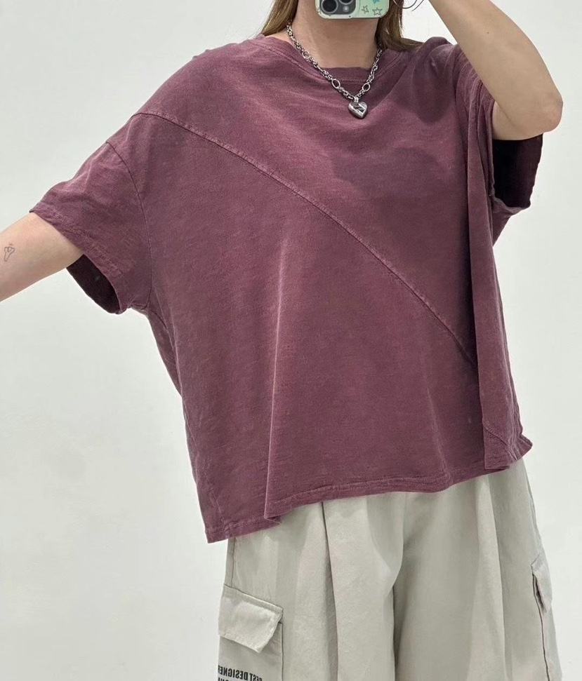 ZACCU東大門㊣直郵女裝新款熱賣推薦時尚職業人氣25春夏T恤ZACCUT恤