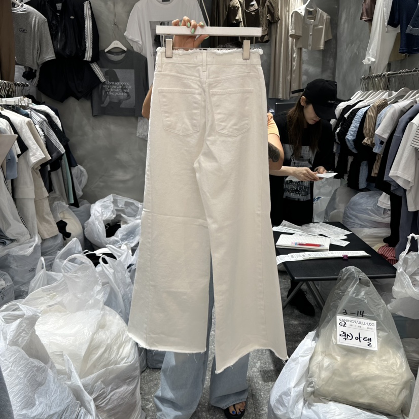 A-DEL韓國直郵㊣女士新品25春夏真品人氣休閑熱賣職業休閑褲A-DEL休閑褲