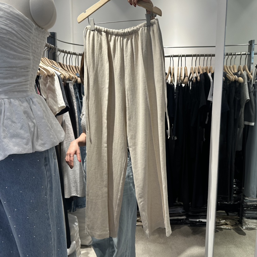 HABLE東大門㊣直郵女士新品職業熱賣25春夏人氣時尚推薦休閑褲HABLE休閑褲圖色1