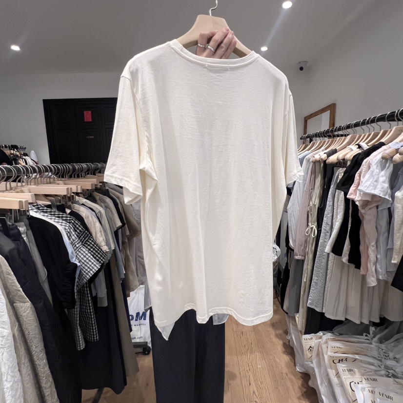 VENIR-a東大門㊣直郵女士新品時尚推薦25春夏休閑職業熱賣T恤VENIR-aT恤
