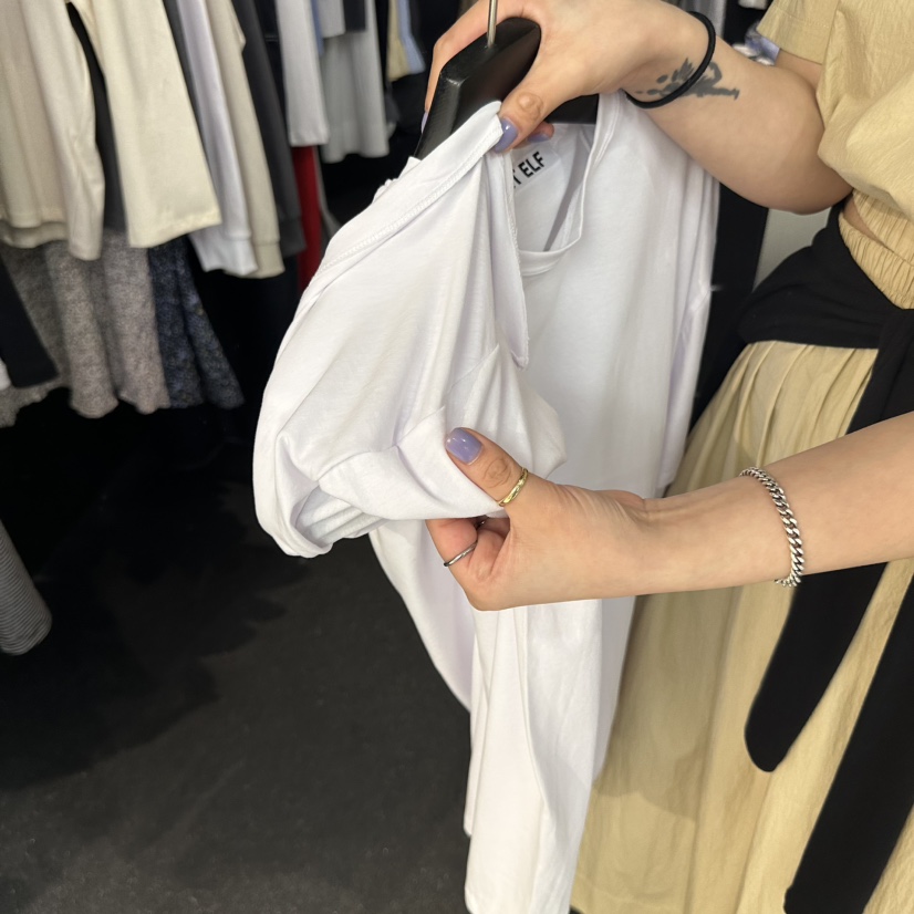 ELF-L東大門㊣直郵女裝新款時尚人氣真品25春夏職業長袖T恤PROJECT ELF/ELF-L長袖T恤