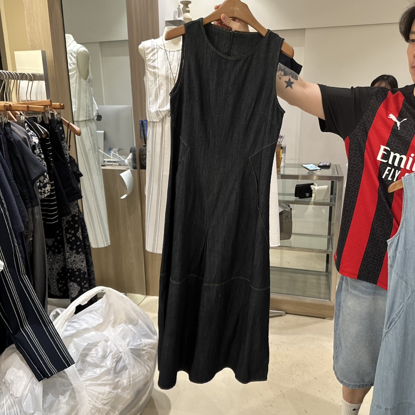 MELO東大門㊣代購女裝新品休閑真品推薦職業時尚熱賣連衣裙MELO連衣裙圖色2