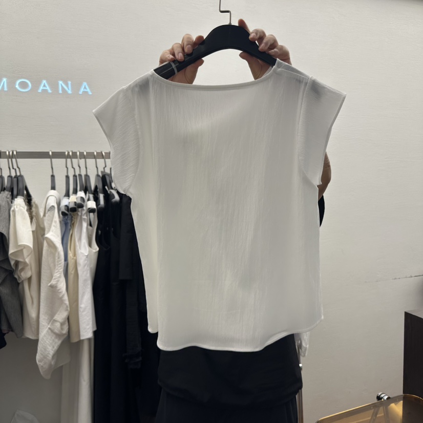 MOANA東大門㊣代購女裝新品時尚職業真品25春夏人氣襯衫蕾絲衫MOANA襯衫/蕾絲衫