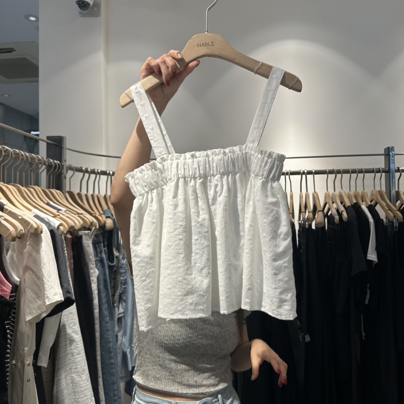 HABLE韓國代購㊣女裝新款時尚休閑職業真品25春夏熱賣吊帶背心HABLE吊帶/背心