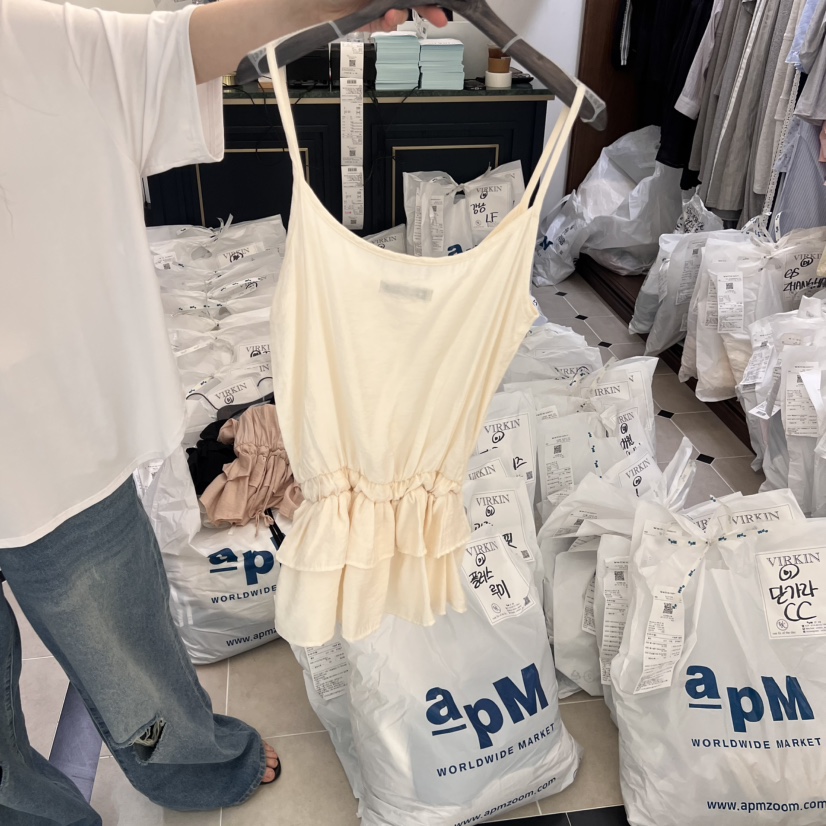 VIRKIN東大門㊣直郵女士新品時尚職業人氣熱賣25春夏吊帶背心VIRKIN吊帶/背心