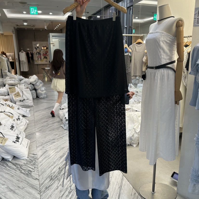 FOUNDATION東大門㊣實拍女士新品真品人氣25春夏推薦職業裙褲FOUNDATION裙褲圖色2