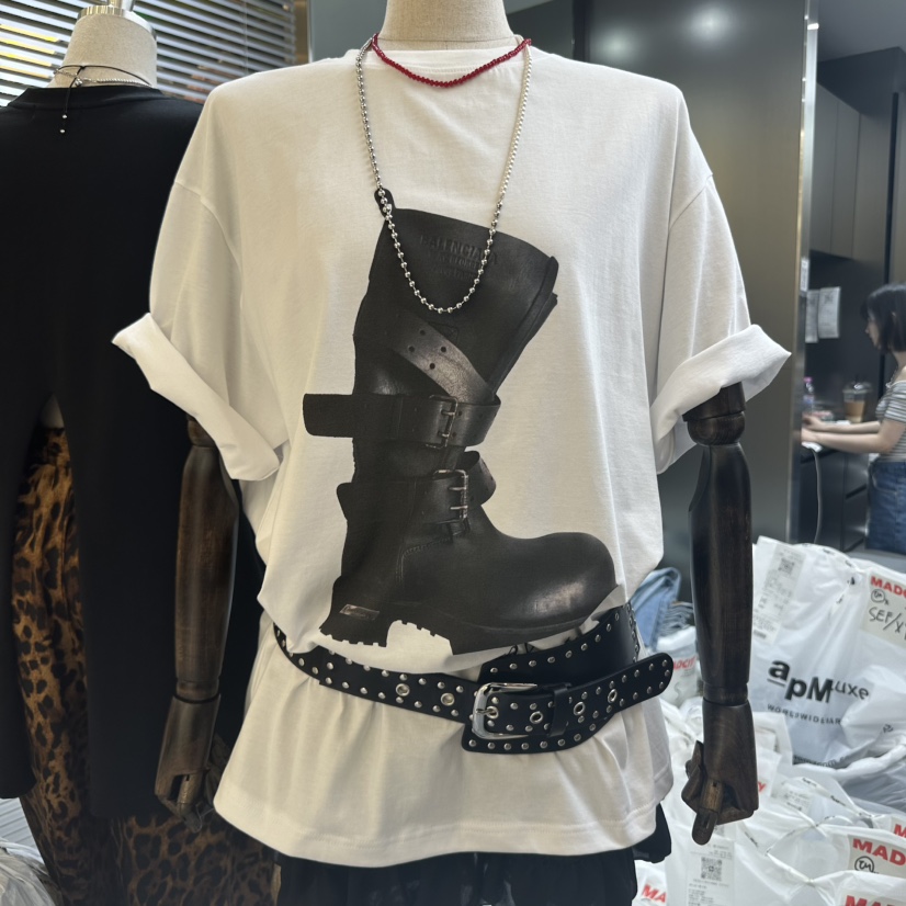 MADCITY東大門㊣代購女士新品休閑職業推薦25春夏時尚熱賣T恤MADCITYT恤