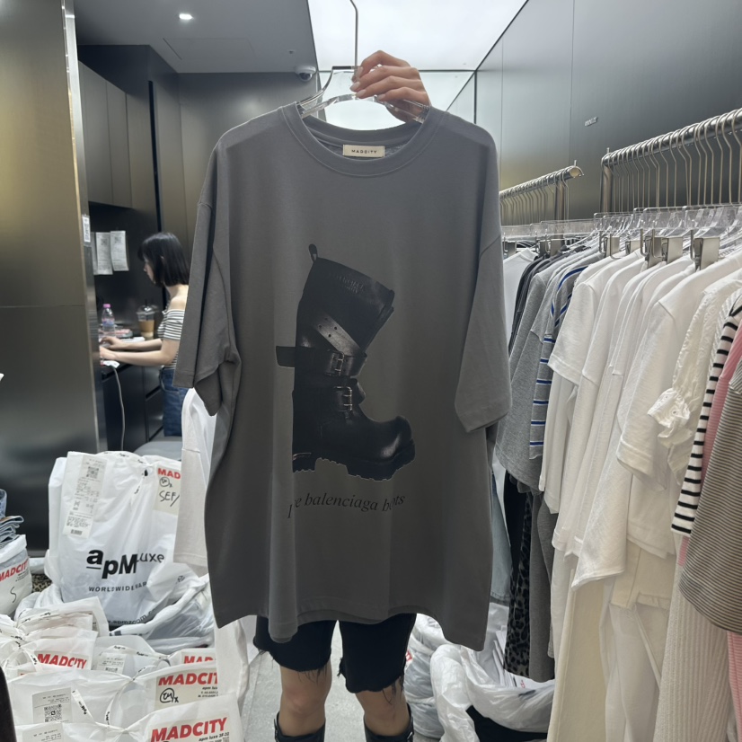 MADCITY東大門㊣代購女士新品休閑職業推薦25春夏時尚熱賣T恤MADCITYT恤圖色2