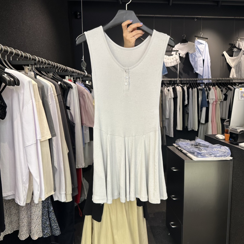 ELF-L韓國直郵㊣女裝新品25春夏人氣熱賣真品時尚職業連衣裙PROJECT ELF/ELF-L連衣裙圖色2