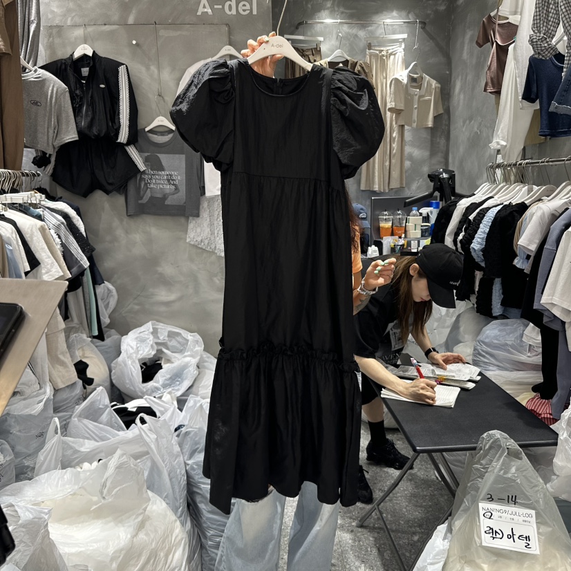 A-DEL東大門㊣代購女士新品職業人氣25春夏真品時尚連衣裙A-DEL連衣裙圖色3