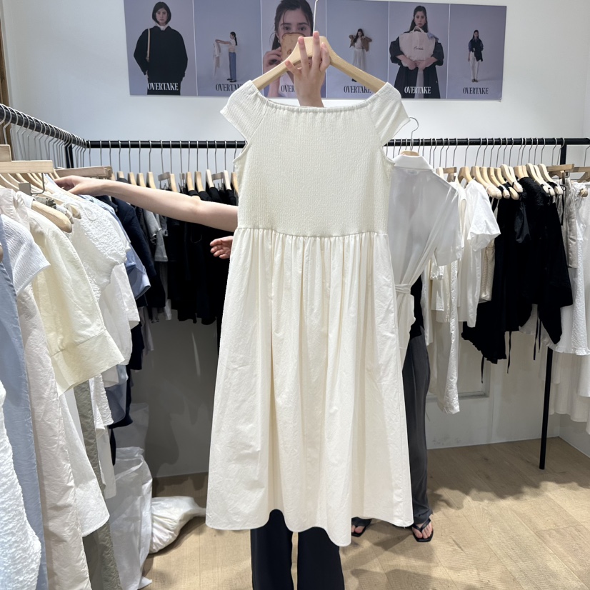 OVERTAKE韓國直郵㊣女士新款休閑人氣推薦熱賣職業時尚連衣裙OVERTAKE連衣裙