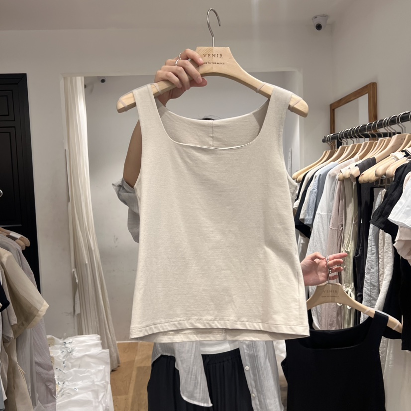 VENIR-a東大門㊣實拍女裝新品真品熱賣25春夏推薦吊帶背心VENIR-a吊帶/背心圖色3