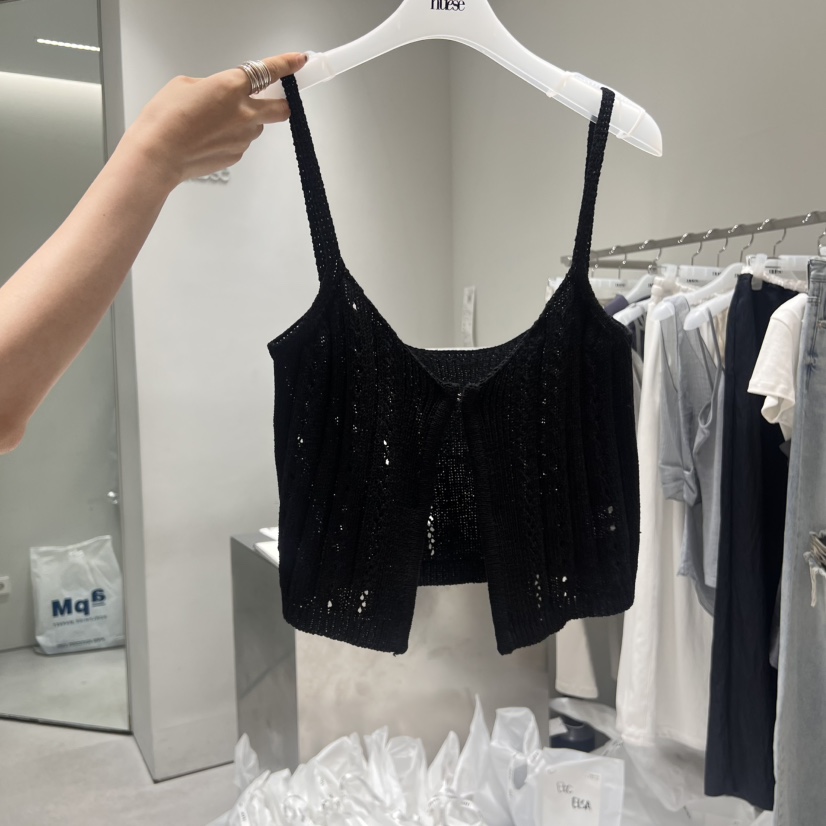 NUESE東大門㊣直郵女士新款推薦25春夏真品人氣時尚吊帶背心NUESE吊帶/背心圖色2