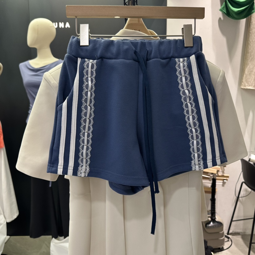 UNA/THE MAY東大門㊣直郵女士新款人氣休閑25春夏短褲蕾絲THEMAY/UNA短褲