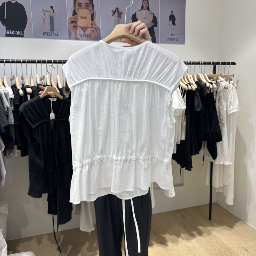OVERTAKE東大門㊣直郵女士新款職業熱賣真品時尚休閑吊帶背心OVERTAKE吊帶/背心