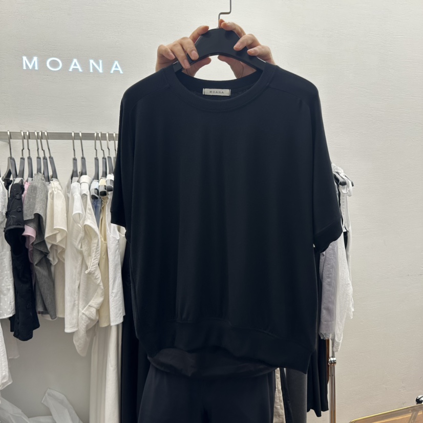 MOANA韓國代購㊣女士新品推薦職業真品人氣休閑熱賣時尚T恤MOANAT恤圖色4