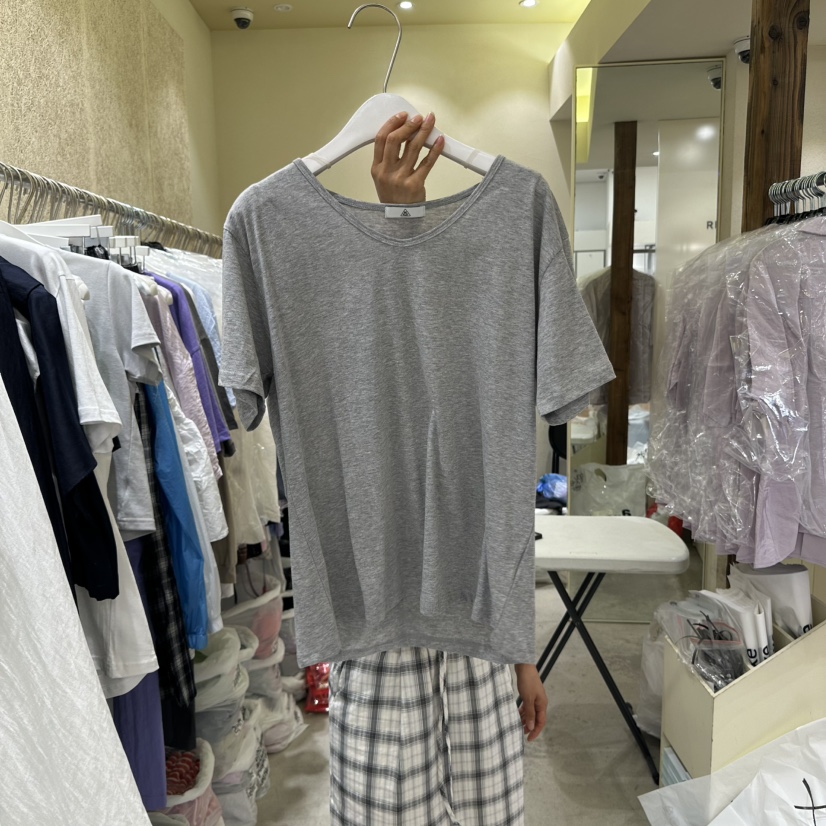 REFLAT東大門㊣代購女士新款推薦真品25春夏職業人氣熱賣T恤REFLATT恤圖色2
