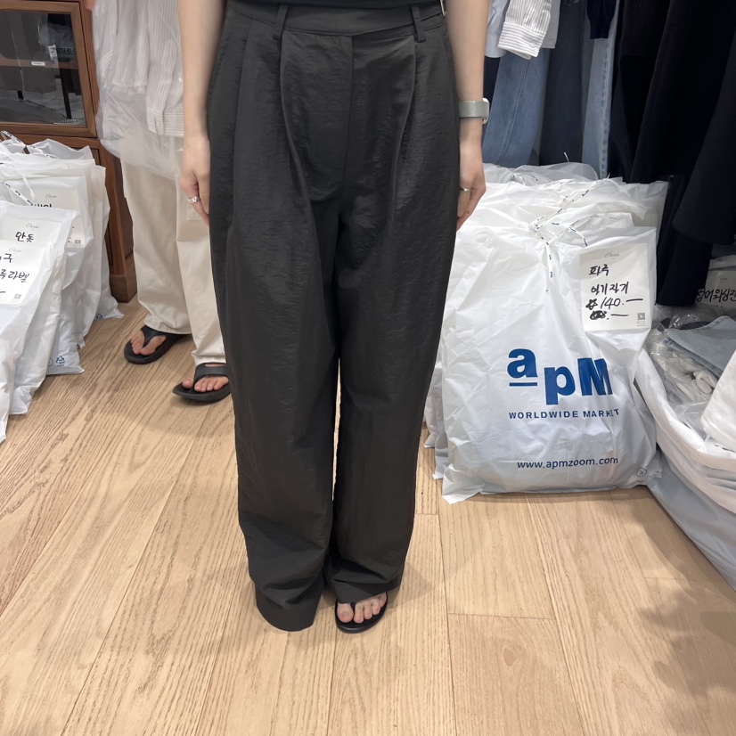 OURIN韓國直郵㊣女士新款25春夏推薦時尚熱賣真品職業休閑褲OURIN休閑褲圖色3