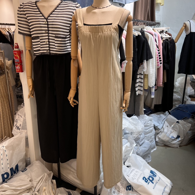 OZ韓國代購㊣女裝新品25春夏時尚休閑熱賣真品連體褲不含內搭OZ.ounce連體褲