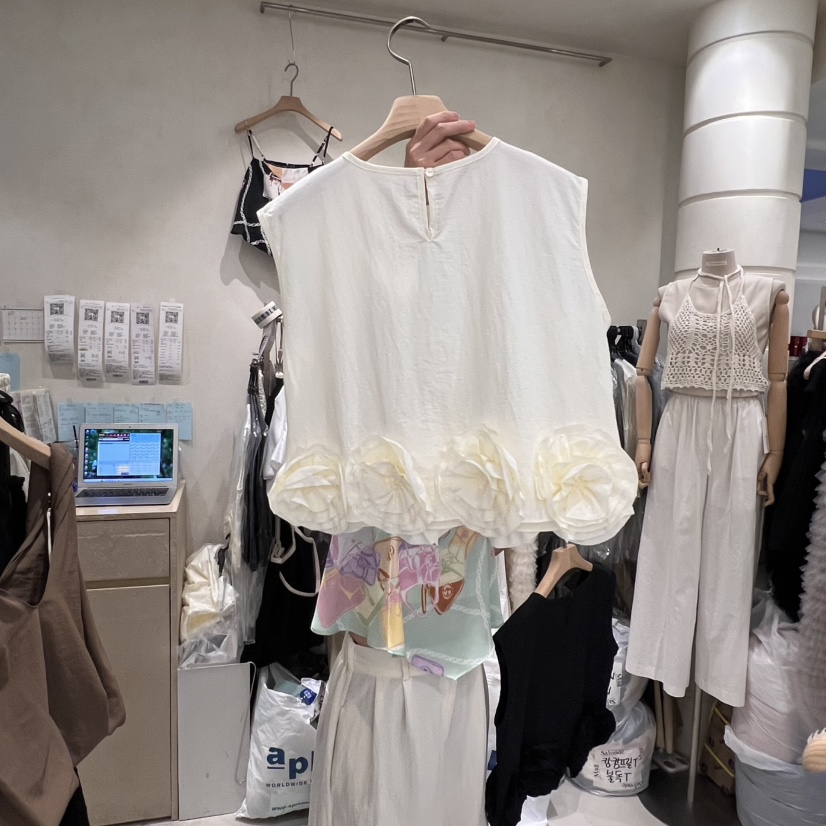 SALONDEMAG韓國直郵㊣女裝新款推薦人氣熱賣休閑襯衫蕾絲衫SALONDEMAG襯衫/蕾絲衫