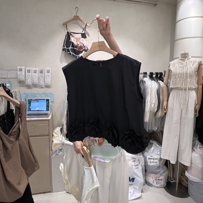 SALONDEMAG韓國直郵㊣女裝新款推薦人氣熱賣休閑襯衫蕾絲衫SALONDEMAG襯衫/蕾絲衫