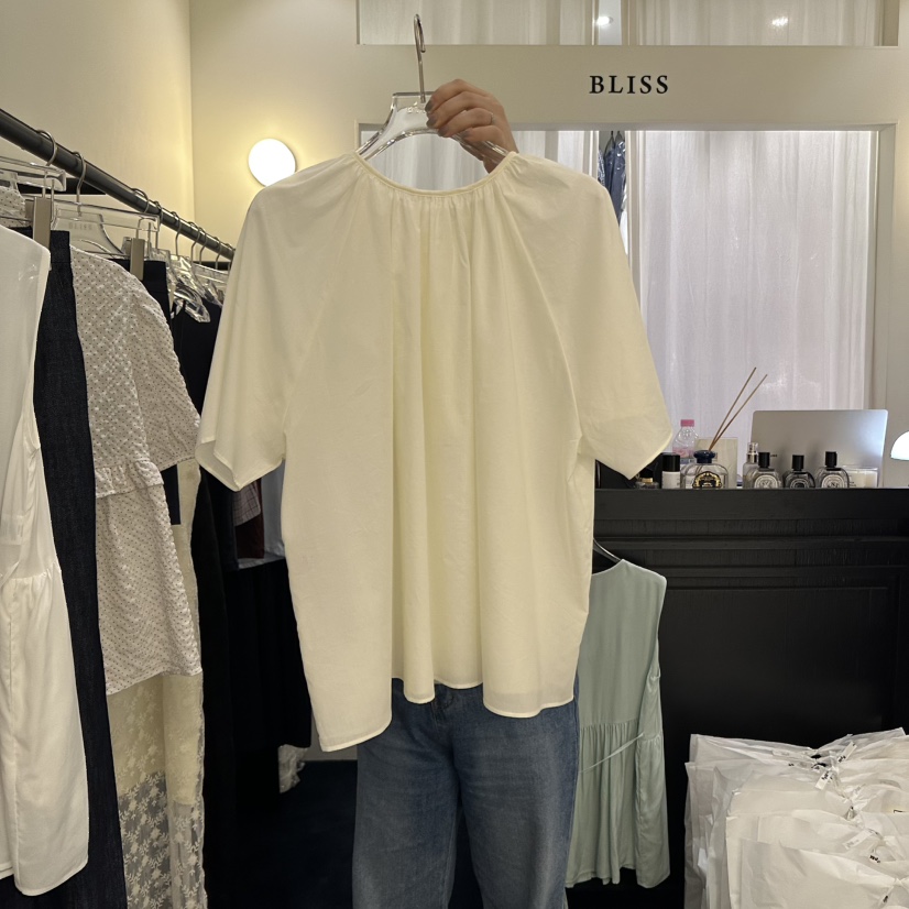 BLISS韓國直郵㊣女士新品真品職業25春夏人氣推薦襯衫蕾絲衫BLISS襯衫/蕾絲衫