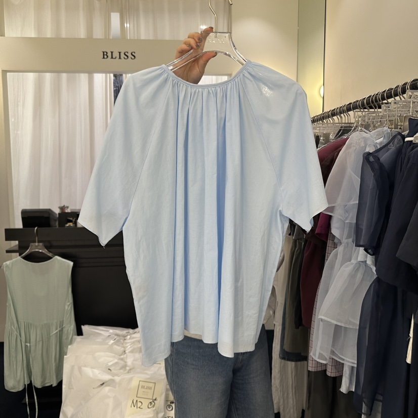 BLISS韓國直郵㊣女士新品真品職業25春夏人氣推薦襯衫蕾絲衫BLISS襯衫/蕾絲衫圖色2